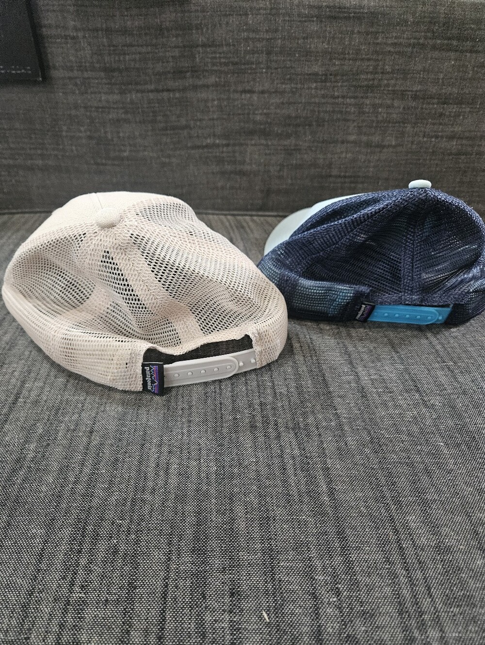 Patagonia Trucker Hat Bundle Set of 2 Organic Cotton Hemp Mesh Snapbacks - Picture 2 of 8